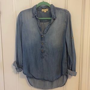 Cloth & Stone Anthropologie denim top
